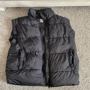 Free People Movement FP In A Bubble Puffer Vest Black XS